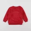 H&M - pull rouge, or - 12/18 mois