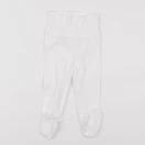 H&M - legging blanc - 6/9 mois