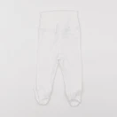 H&M - legging blanc - 6/9 mois