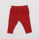 Petit Bateau - legging rouge - 6 mois