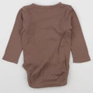 H&M - body marron - 6 mois