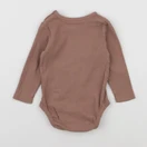 H&M - body marron - 6 mois