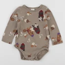 H&M - body marron - 6 mois