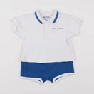 Jacadi - ensemble bleu - 6 mois