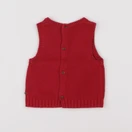 Jacadi - pull rouge - 3 mois