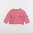 Little Cigogne - gilet rose - 12 mois