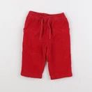 Petit Bateau - pantalon rouge - 6 mois