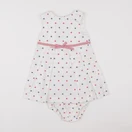 Jacadi - robe blanc, multicolore - 2 ans
