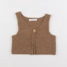 Mamy Factory - gilet marron - 12 mois