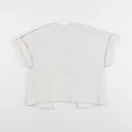 IKKS - sweat blanc, or - 4 ans