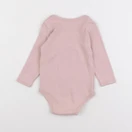 Vertbaudet - body rose - 12 mois