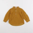 La Coqueta - blouse velours  jaune - 18 mois à 2 ans
