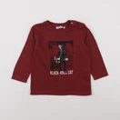 IKKS - tee-shirt rouge - 18 mois