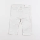 Jacadi - jean blanc - 12 mois
