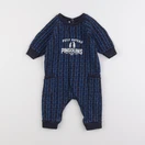 Petit Bateau - combinaison bleu - 6 mois