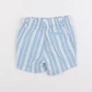 Petit Bateau - short blanc, bleu - 6 mois