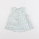 Jacadi - robe liberty blanc, vert - 3 mois