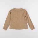 Vertbaudet - blouse marron - 8 ans