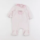 Jacadi - pyjama velours rose - 6 mois