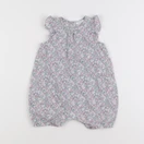Boutchou - combinaison vert, violet - 6 mois