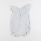 Petit Bateau - combinaison blanc, bleu - 6 mois