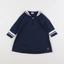 Petit Bateau - robe bleu - 12 mois