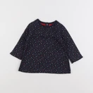 Petit Bateau - robe bleu - 3 mois