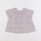 Petit Bateau - blouse rouge - 6 mois