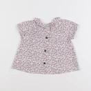 Petit Bateau - blouse rouge - 6 mois