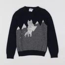 Jacadi - pull bleu - 6 ans