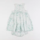 Boutchou - robe blanc, vert - 18 mois