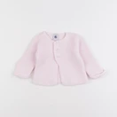Petit Bateau - gilet rose - 6 mois