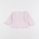 Petit Bateau - gilet rose - 6 mois