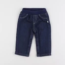 Petit Bateau - jegging bleu - 6 mois