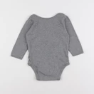 GAP - body gris - 6/12 mois