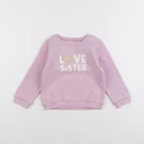 Vertbaudet - sweat rose - 3 ans