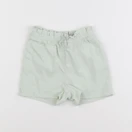 H&M - short vert - 12/18 mois