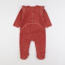 Vertbaudet - pyjama velours rouge - 18 mois