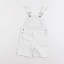 Petit Bateau - salopette blanc - 12 mois