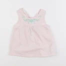 Vertbaudet - blouse rose - 12 mois