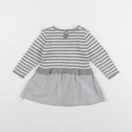 Zara - robe gris - 6/9 mois