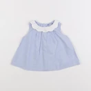 Jacadi - blouse bleu - 6 mois