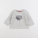 Tape à l'oeil - sweat gris - 12 mois