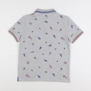 IKKS - polo gris - 10 ans