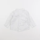 Jacadi - chemise blanc, bleu - 12 mois