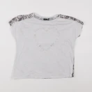 IKKS - tee-shirt imprimé au dos blanc, violet - 12 ans