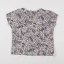 IKKS - tee-shirt imprimé au dos blanc, violet - 12 ans
