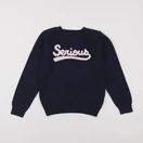 La Redoute - pull bleu - 8 ans