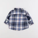 H&M - chemise blanc, bleu - 6 mois