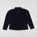 Vertbaudet - sweat velours bleu - 10 ans